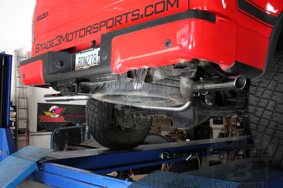 2011-2014 F150 5.0L Flowmaster American Thunder Cat-Back Exhaust Kit